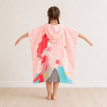 nerd hunters Kids Hooded Poncho Towel - Mermaid - 彩色 - 查看 7