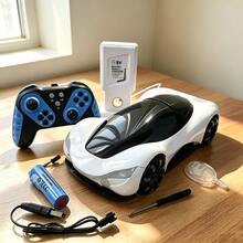 2.4GHz 遙控漂移特技車,模擬霧面電鍍 RC 玩具車,附噴霧、LED 燈與音樂,360° 旋轉特技輪胎,充電底座,長效可充電電池,適合 8 歲以上男孩女孩的電動遙控車玩具 - 彩色 - 查看 16