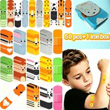 10/100pcs Animal Shaped PE Bandages, Suitable For Minor Abrasions And Cuts, Includes 10 Random Pattern Styles, Suitable For First Aid Kit - View 1