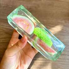 1pc Transparent Fruit Strip Squishy, Moldable Non-Rebounding Squeeze Toy, Soft Sweet Scented Soft Rubber Fruit Strip, Stress Relief Sensory Toy, Perfect Gift, Holiday Gift, Birthday Gift, Gift - Multicolor - View 9
