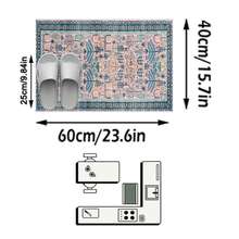 1pc French Aesthetic Fresh - Botanical Floral Bohemian - Runner Rug, Bathroom, Kitchen, Entrance, Hallway, Bedside, Living Room, Bedroom, All Season Soft Machine Washable Mat, Home Decor - Multicolor - View 17