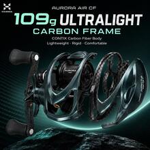 HASIDA Aurora AirCF Lightweight Lure Fishing Reel, Ultra-Smooth Casting, Bass Fishing Reel - Dark Green - View 8