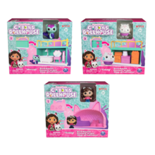 Gabby's Dollhouse Mini Dollhouse Set, Mercat, Cakey, Gabby Room Dollhouse Set, Game Set, Room Game Stickers - Multicolor - View 1