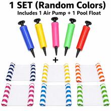 Inflatable Mesh Pool Hammock - Striped Adult Lounge Chair, Suitable For Vacation, Party And Relaxation, Available In Pink, Yellow, White, Green, Blue And Other Colors, Outdoor Hammock, Beach And Pool Essential, Perfect For Photos, Must-Buy Item - Multi-color - View 12