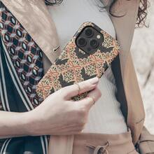 Casing Ponsel Kelelawar Halloween Motif Pita Decoden, Pelindung Tahan Lama, Kompatibel dengan iPhone 17 16 15 14 Pro Max Plus 13 12 11 - MultiWarna - View 2