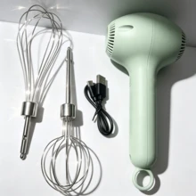 Pengocok Telur & Kocok Elektrik Isi Ulang - Tanpa Kabel, Portabel. Mixer Tangan Ringan dan Mudah Digunakan untuk Kue, Biskuit, Muffin, dan Lainnya - Sempurna untuk Pembuat Kue Rumahan dan Profesional - MultiWarna - View 13
