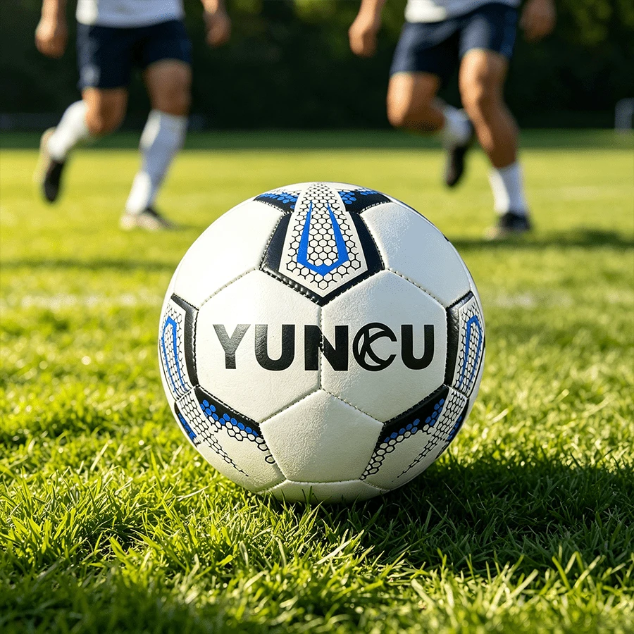 1Pc YUNCU Wear-Resistant Soccer Ball, Training Match Football, Physical Exercise,Non-Slip Stitched Ball For Indoor And Outdoor - Blue - View 1
