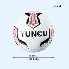 1Pc YUNCU Wear-Resistant Soccer Ball, Training Match Football, Physical Exercise,Non-Slip Stitched Ball For Indoor And Outdoor - Red - View 9