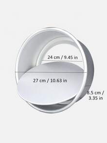 Round Cake Mold - Non-Stick Aluminum Baking Tool - Detachable Bottom - Easy To Clean - Cheesecake Mold - Cake Mold Suitable For Mousse Cake, Chiffon Cake, Birthday, Wedding, Christmas - Multiple Styles and Colors - View 14