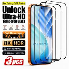 CASECOPS 3片裝超高清鋼化玻璃螢幕保護貼，適用 Galaxy S/FE S26 Ultra/S26 Plus/S26、S25 Ultra/S25 Plus/S25/S25 Edge、S24/S23/S22/S21/FE 系列，支援指紋解鎖，9H 防刮防摔，全螢幕覆蓋，無塵自動安裝，抗指紋疏油塗層，清晰 4K 顯示，無縫支援 Face ID 相容，超薄且適配手機殼 - 3片 - 查看 14