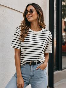 K&K FASHION Women T-Shirts - Blanco - Ver 2