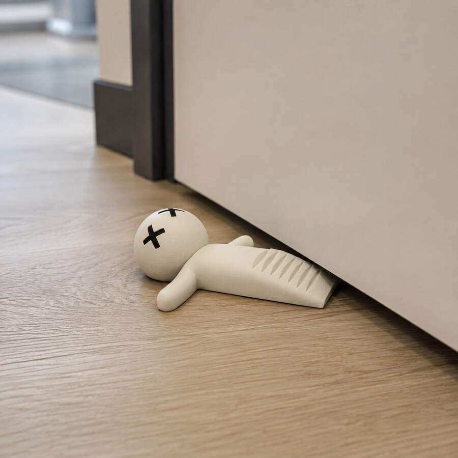 1pc 3D Printed Villain Shaped Doorstop, Suitable For Living Room Home Decor. Wholesale New Interesting Doorstop From Manufacturer. - Door Stop - View 1
