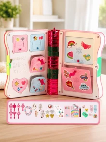 Fun Stationery Jewelry Box, Girls Secret Lockable Diary, Jewelry Stationery Diary Princess Magic Book, Lockable Diary, Creative Handmade Toy For Girls 3+, My Secret Diary, Creative Toy, Stationery, Girls Educational Toy, Girls Toy, Girls - Multicolor - View 10