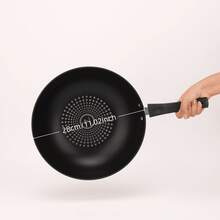 Non-Stick Frying Pan 28cm/11 Inch 1pc, Non-Stick Stir-Fry Pan, Suitable For Stir-Frying And Frying, Induction Cooktop Compatible, Dishwasher , Suitable For All Stoves, Stir-Frying And Daily Cooking, Lightweight And Easy To Clean, Kitchen Essential - View 8