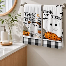 2/4/6 chiếc khăn lau bếp in họa tiết ma, Halloween, có thể dùng làm quà tặng Halloween, trang trí Halloween, khăn lau trà siêu mềm bằng sợi microfiber thấm hút cao, khăn lau bát đĩa, khăn lau vệ sinh, khăn lau tay, phù hợp cho nấu ăn, nướng bánh, lau chùi vệ sinh và trang trí bếp, phụ kiện nhà bếp, vật dụng thiết yếu hàng ngày - Nhiều màu - Xem 7