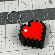 1pc Pixel Heart-Shaped Stress Relief Click Toy, Multi-Color Heart-Shaped Pressure Relief Toy, Office Hand Stress Relief Fingertip Toy, Perfect Gift For Valentine's Day, Birthday, Christmas, Mother's Day And Graduation, Party Favor And Collectible Toy Gift - Color - View 5