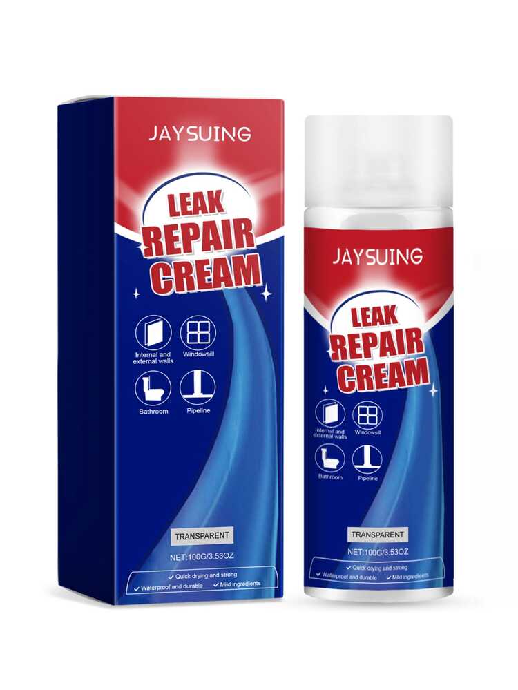 JAYSUING 防漏修補膠，防水防潮塗層，適用於室內外使用，密封漏水，耐用，3色可選，專為發現裂縫時快速黏合設計，幫助表面恢復原狀，耐高低溫、陽光和惡劣天氣，高彈性防止表面開裂 - 密封膠 - 查看 4
