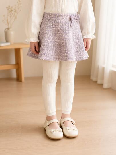 1pc Baby Tights, Autumn/Winter Thermal Lined Thickened Leggings