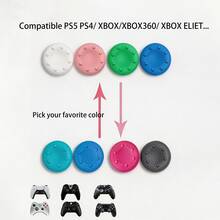 Untuk Playstation PS 4 High-Rise Analog Stick PS 5 Joystick Controller Performance Command Stick Game Silicone Cap, Kompatibel dengan Box Series, BOX 360, Switch Pro, X - View 6