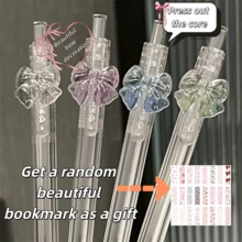 1支彩虹蝴蝶結自動鉛筆 透明筆桿 2B 0.7mm 按壓式自動鉛筆 蝴蝶結裝飾 順滑書寫素描文具 開學禮物 - A - 查看 10