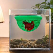 1pc Floating Fish House Suitable For Betta, Guppy And Goldfish, Arched Entrance, Fits Small Aquarium, Terrarium And Pond, Space-Saving, Easy To Clean, No Power Required - A - View 4