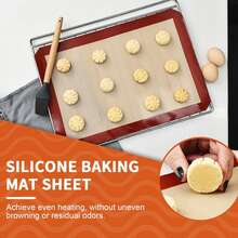 4-Piece Multi-Color Silicone Baking Mat Set, Material, Heat-Resistant And Non-Stick. Size Can Be Cut To Fit Different Baking Pans, Suitable For Baking Macarons, Cookies, Bread, Pizza, Also For Kneading Dough And Heat Insulation. Easy To Clean, Rollable Storage, Reusable And Durable, Essential Tool Set For Baking Enthusiasts - View 4