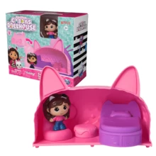 Gabby's Dollhouse Mini Dollhouse Set, Mercat, Cakey, Gabby Room Dollhouse Set, Game Set, Room Game Stickers - Multicolor - View 11