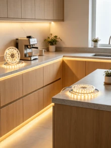 High Brightness LED Light Strip, Flexible LED Light Bar, USB Powered, With Button Switch, TV Background Decoration Light, Warm White/Cool White, Easy Installation, Suitable For TV Background, Bedroom, Living Room, Hallway, Kitchen, DIY Decoration - White - View 2