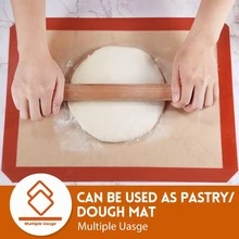 4-Piece Multi-Color Silicone Baking Mat Set, Material, Heat-Resistant And Non-Stick. Size Can Be Cut To Fit Different Baking Pans, Suitable For Baking Macarons, Cookies, Bread, Pizza, Also For Kneading Dough And Heat Insulation. Easy To Clean, Rollable Storage, Reusable And Durable, Essential Tool Set For Baking Enthusiasts - View 9