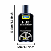 KineShineX Kit Perbaikan Goresan Velg Mobil 120ml, Pasta Pemoles Pemugaran Velg, Agen Perbaikan Goresan, Karat, dan Pudar Velg Mobil, Mengembalikan Kilau Logam, Lilin Perawatan Velg - A - View 6