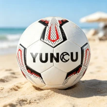 1Pc YUNCU Wear-Resistant Soccer Ball, Training Match Football, Physical Exercise,Non-Slip Stitched Ball For Indoor And Outdoor - Red - View 8