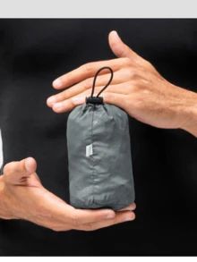 1件男士輕量連帽多口袋夾克，戶外運動風，適合夏季海灘釣魚跑步騎行休閒運動服 - 灰色 - 查看 11