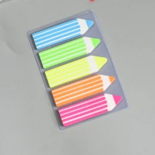 20pcs Cute Cartoon Semi-Transparent Index Sticky Notes, Student Note-Taking Key Point Marking Memo Paper, Back To School Season - A - View 1