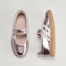 Adidas Originals Samba Jane Women's  Wonder Quartz HQ7708 | Retro Heritage Style, Timeless Silhouette - 香檳粉 - 查看 4