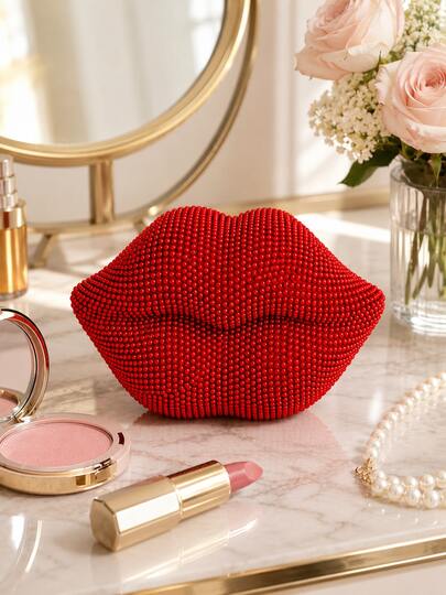1 pieza Estatua de labios rosas sexy - Pieza de arte con tema de amor en resina, adecuada para el hogar - Regalo romántico perfecto para boda, Día de San Valentín, Día de la Madre, decoración del hogar, decoración de la habitación, decoración del hogar, regalos para mejores amigos, decoración de otoño, decoración de estantería