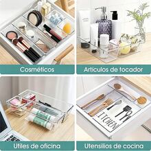 23 Luxury Desktop Storage Units With Drawers - Bathroom, Bedroom, Living Room, Transparent Multifunctional Storage Box - Space Saving, Adjustable, Stackable, For Storing And Organizing Items. Two Gifts Included, 25 Total Received. - 23 Pieces - View 9