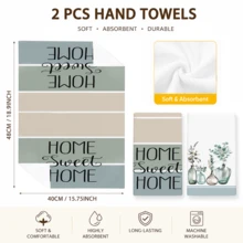 2/4/6pcs, Floral Pattern Printed Kitchen Towels, Ultra-Soft Microfiber High Absorbency Tea Towels, Dish Cloths, Cleaning Towels, Hand Towels, Suitable For Cooking, Baking, Wiping Cleaning And Kitchen Decoration, Kitchen Accessories, Daily Essentials - Multicolor - View 9