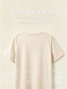 Women T-Shirts - 杏色 - 查看 2