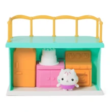 Gabby's Dollhouse Mini Dollhouse Set, Mercat, Cakey, Gabby Room Dollhouse Set, Game Set, Room Game Stickers - Multicolor - View 8