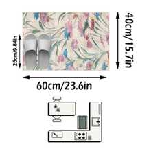 1pc European And American Fresh Tropical Floral Classic Pattern Runner Rug, Suitable For Bathroom, Kitchen, Entrance, Hallway, Bedside, Living Room, Bedroom, All Season Soft Machine Washable Mat, Home Decor - Multicolor - View 11
