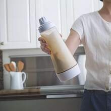2-Piece Batter Dispensing Bottles With Scale, Hand-Crank Mixing Pancake Bottles, Durable Material, Anti-Drip Outlet, Suitable For Pancakes, Waffles, Crepes, Dessert Baking. Can Hold Different Batter And Sauces, Easy To Disassemble And Clean, Dishwasher , Large Capacity Design, Ideal For Home Baking And Family Breakfast, Efficient And Convenient To Reduce Kitchen Mess. - View 7