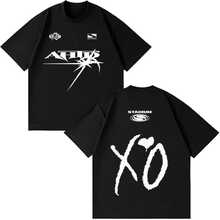 Black Double-Sided The Weekndd XO Stadium Opera Tour T-Shirt, AHIIID Gothic Front, Stadium XO Grunge Back, R&B Collector Tee - Black - View 9