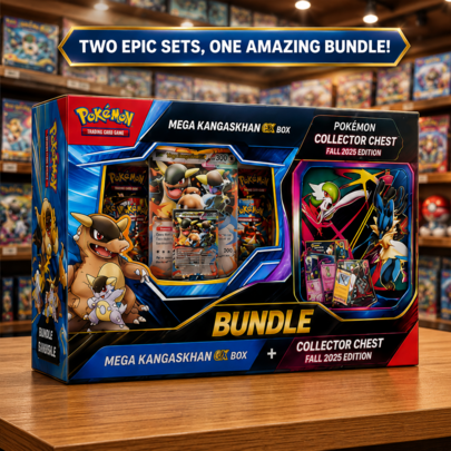 pokemon Pokémon TCG Mega Kangaskhan Ex Box And Fall 2025 Collector Chest 10 Booster Packs Promo Cards For Collecting Pack Opening And Gifting