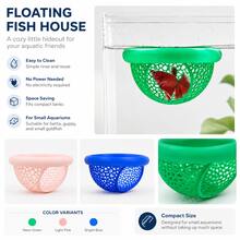 1pc Floating Fish House Suitable For Betta, Guppy And Goldfish, Arched Entrance, Fits Small Aquarium, Terrarium And Pond, Space-Saving, Easy To Clean, No Power Required - A - View 9