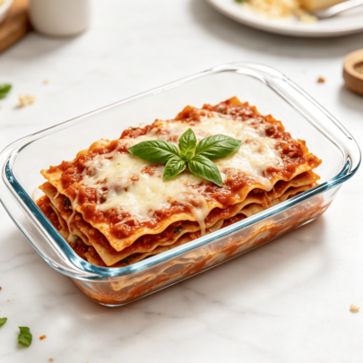 Pequeña fuente de vidrio 1L, molde de vidrio rectangular para lasaña 26 x 15 x 4,5 cm con asas anchas, molde para horno resistente al calor para gratinados, lasaña, gratin