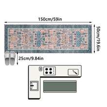 1pc French Aesthetic Fresh - Botanical Floral Bohemian - Runner Rug, Bathroom, Kitchen, Entrance, Hallway, Bedside, Living Room, Bedroom, All Season Soft Machine Washable Mat, Home Decor - Multicolor - View 14