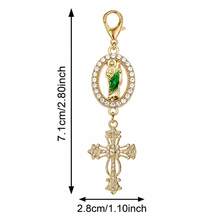 20Pcs St Jude Cross Keychain Ornaments, Religious Saint Jude Medal Bag Decorations, Baptism Communion Confirmation Guest Thank You Gifts, Catholic Church Event Favors - Cut-out Holy Father Cross - View 4