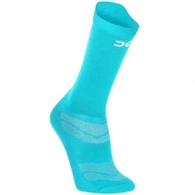 Adult Polyamide Running Socks 3D Cuff Breathable Thermal Comfort High Performance Spinning Cycling - Turquoise - View 1