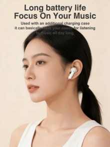 TWS 真無線藍牙耳機，HiFi 立體聲耳機，降噪運動耳機附麥克風，相容智慧型手機 - 查看 8