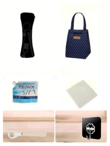 Long-Lasting Cold Insulation, Oil-Resistant Surface, Rain-Proof, Outdoor Use, Solid Load-Bearing, Shape-Retaining, Hand-Washable, Convenient Large Opening, Anti-Break Handle, Insulated Lunch Bag, Suitable For Daily Commute, Picnic, Driving, Great Gift Choice - Multicolor - View 9